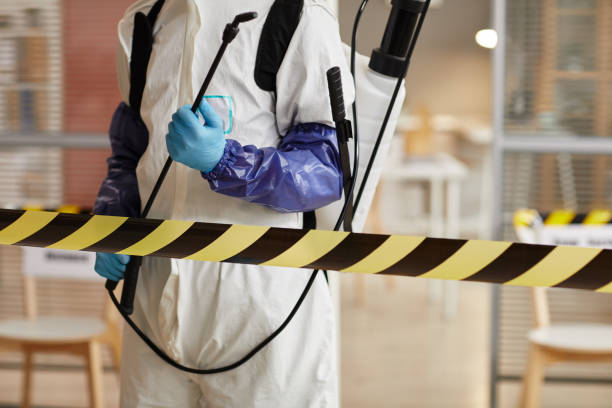 Professional Biohazard Cleanup technician working in Lawrenceville, IL